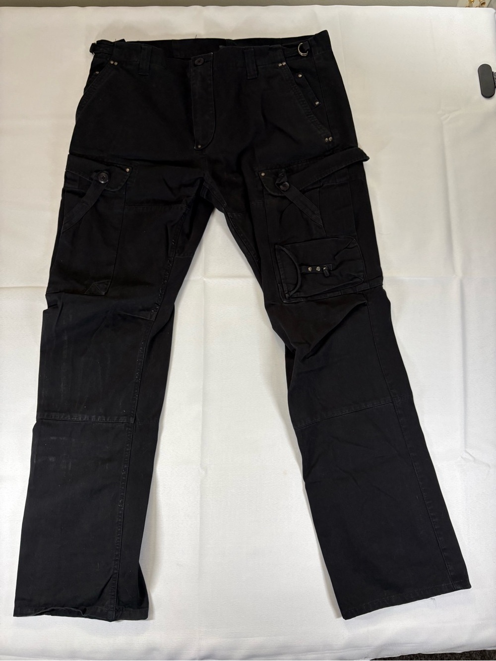 A|X Armani Exchange Black Cargo Pants Men’s 36 Utility Streetwear